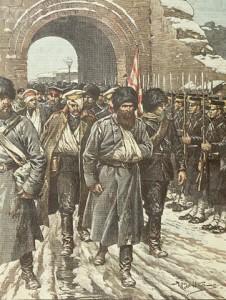 Russian Prisoners at the Battle of Port Arthur